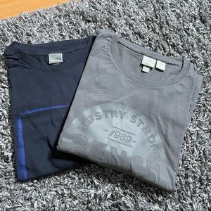 SOLD - Bench graphic Tee bundle (x2 tees) - Size L